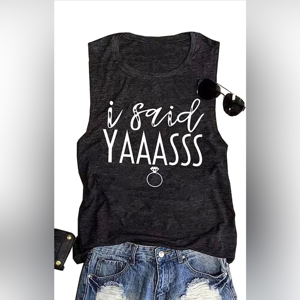 Bride tank top, Medium